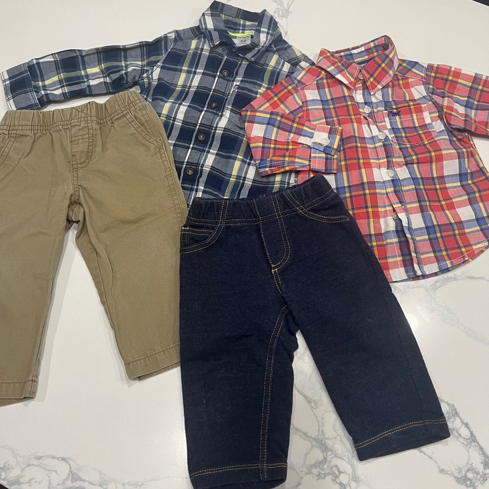 Baby outfit set (1) 9m (1) 12m carte'rs